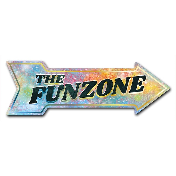 The Funzone Arrow Decal Funny Home Decor 24in Wide